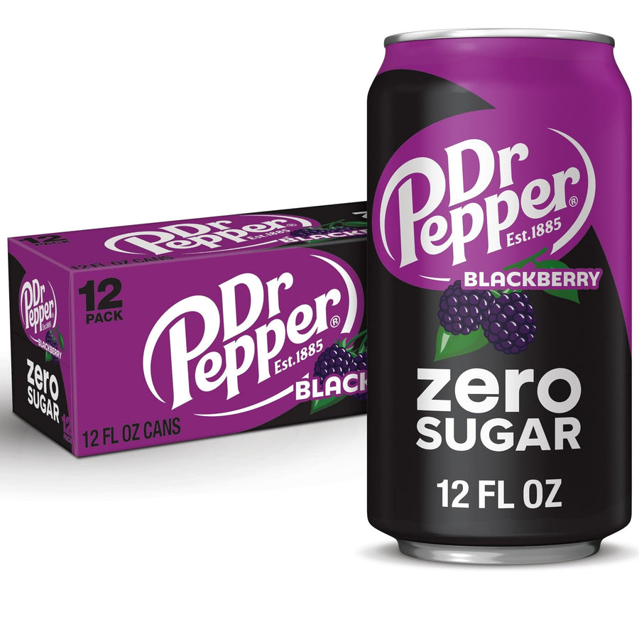 Dr Pepper Blackberry Zero Sugar Soda - Light Ready